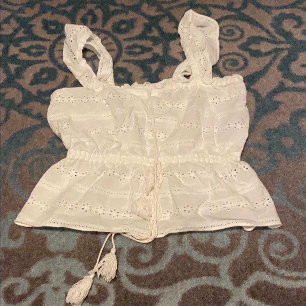 Chelsea & violet eyelet summer top